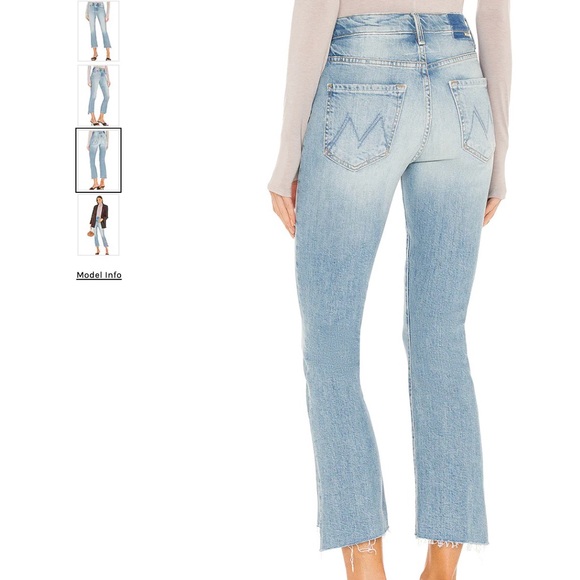 MOTHER Insider Crop Step Fray Jeans - Picture 3 of 9